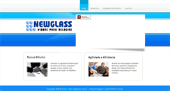 Desktop Screenshot of newglass.com.br